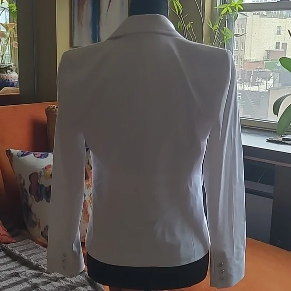 White Two Button Blazer - Picture 7 of 10